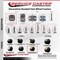 Service Caster 2'' Floor Safe Antique Hooded Twin Wheel Caster Top Plate, 5PK SCC-TP02S50D-NYU-WA-5 - alternate 4